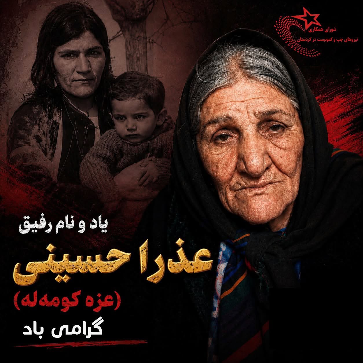 پیام تسلیت شورای همکاری نیروهای چپ و کمونیست در کردستان